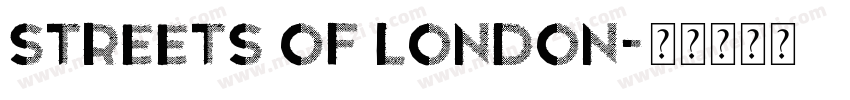 streets of london字体转换